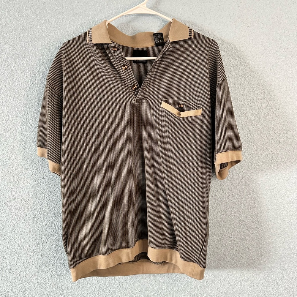 Brown Collared Top